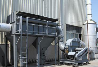 回轉(zhuǎn)烘干機(jī)專(zhuān)用寬間距電除塵器